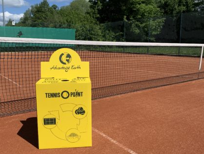 Der Tennisclub Groß-Bieberau engagiert sich im umweltfreundlichen Ball-Recycling